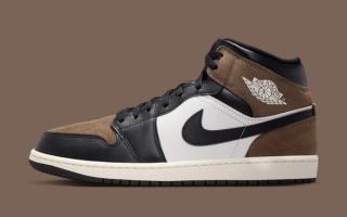 Air Jordan 1 Mid "Palomino" (SKU: DQ8426-007). Photo via Nike.