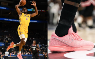 Bronny James Laces Up Nike LeBron 20 "Pink Glaze" ahead of August Release