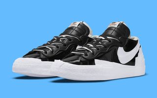 Where to Buy the sacai x Nike Blazer Low “Black Patent”