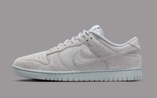 “Wolf Grey” Suede Gives Nike's Dunk Low A Refined Look