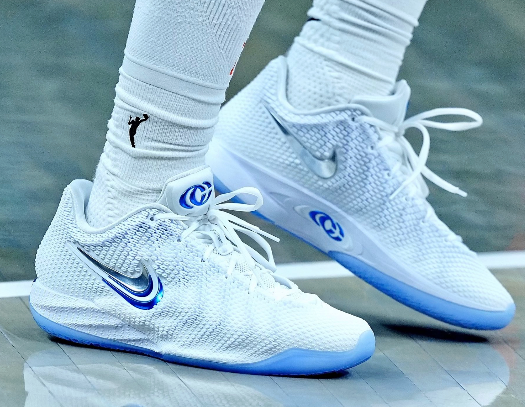 Caitlin Clark’s Nike Caitlin 1 Gets an Icy “White/Royal Blue” Look