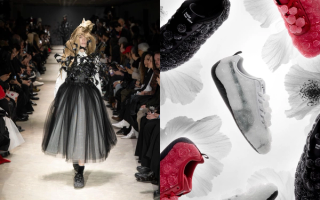 noir kei ninomiya Fall/Winter 2026 Runway Show, previewing its PUMA Speedcat collaboration.