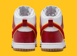 Nike Dunk High “Chenille Swoosh” Surfaces in White and Gym Red | House ...