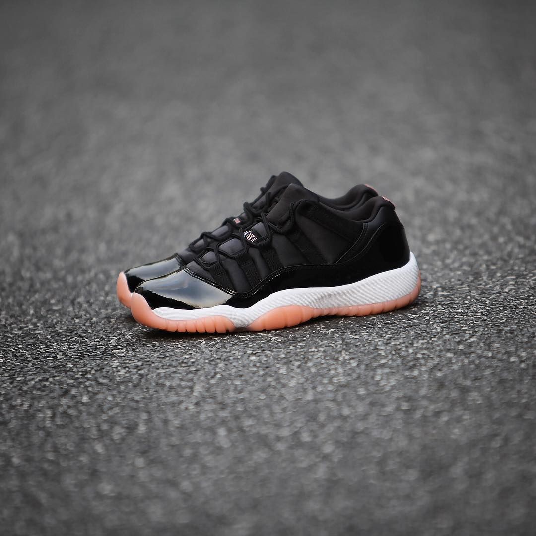 Detailed look Air Jordan 11 Low Bleached Coral House of Heat