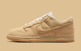 The Nike Dunk Low PRM “Sesame” Gets a Bulging Swoosh Makeover