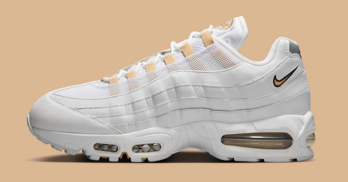 Size‎ 7.5 - Nike Air Max 95 OG Big Bubble White Team Gold IB1667-101 Mens New AIR MAX 95 OG  main image 2