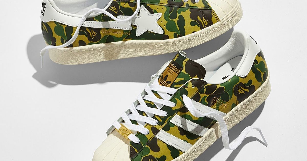 Where to Buy the BAPE x adidas Superstar “ABC Camo” | House of Heat°