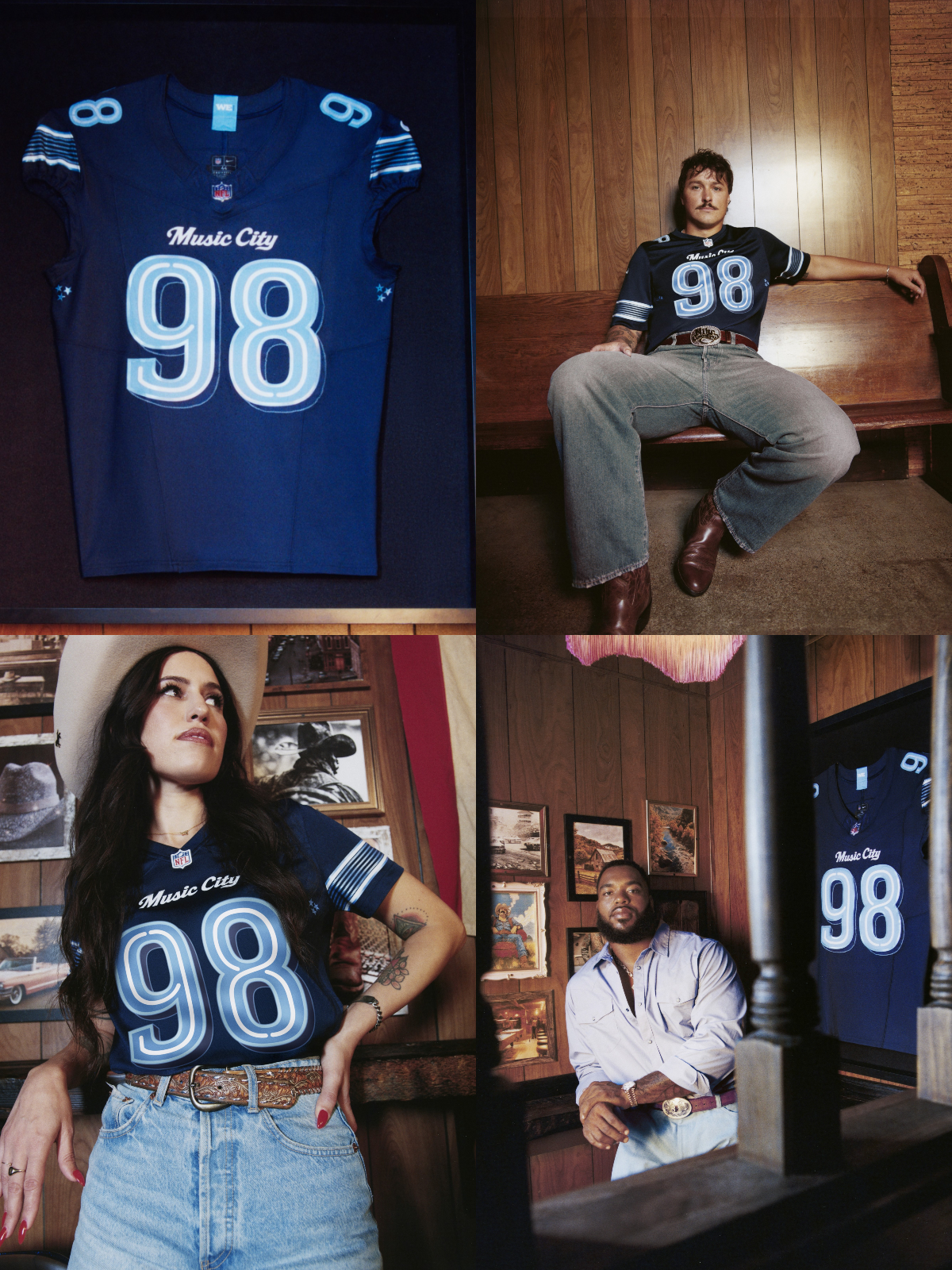 Tennessee Titans Nike x NFL Rivalries Uniforms