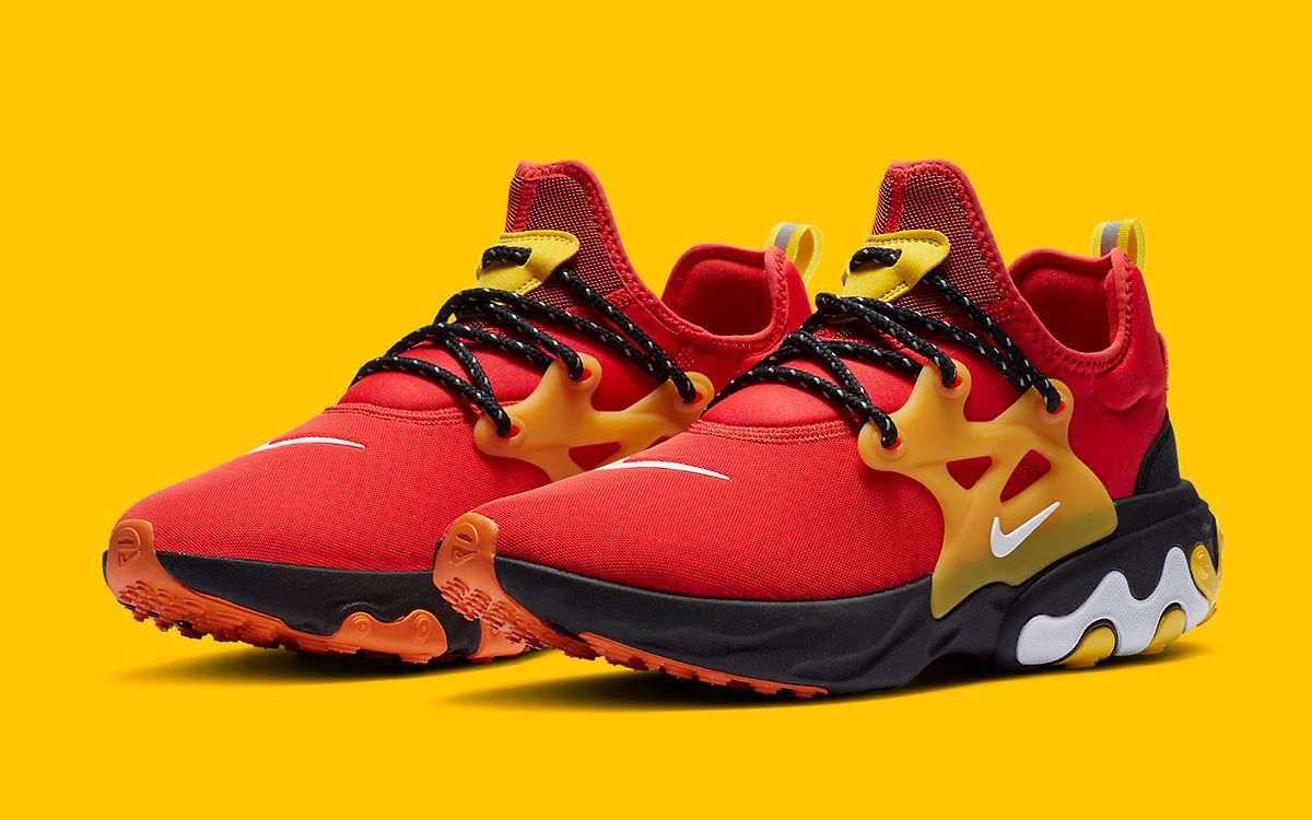 Nike presto hot sale react red