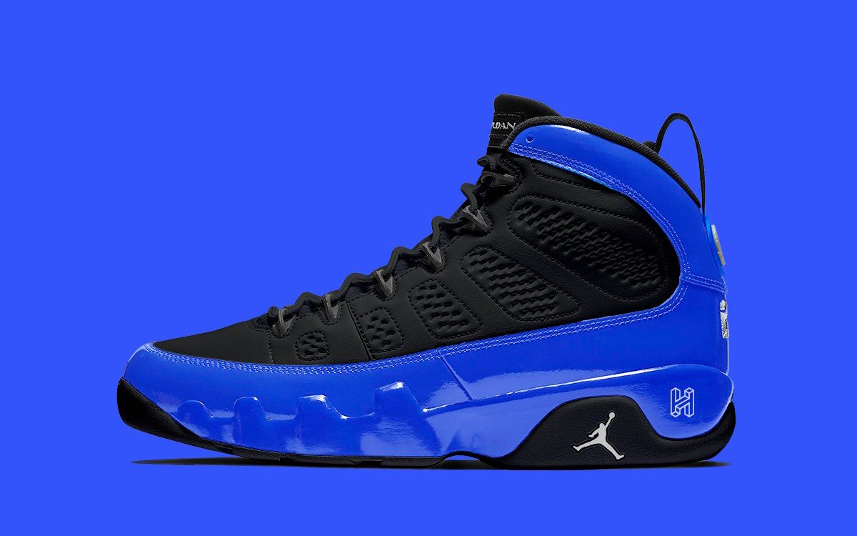 Jordan 9 metallic clearance blue