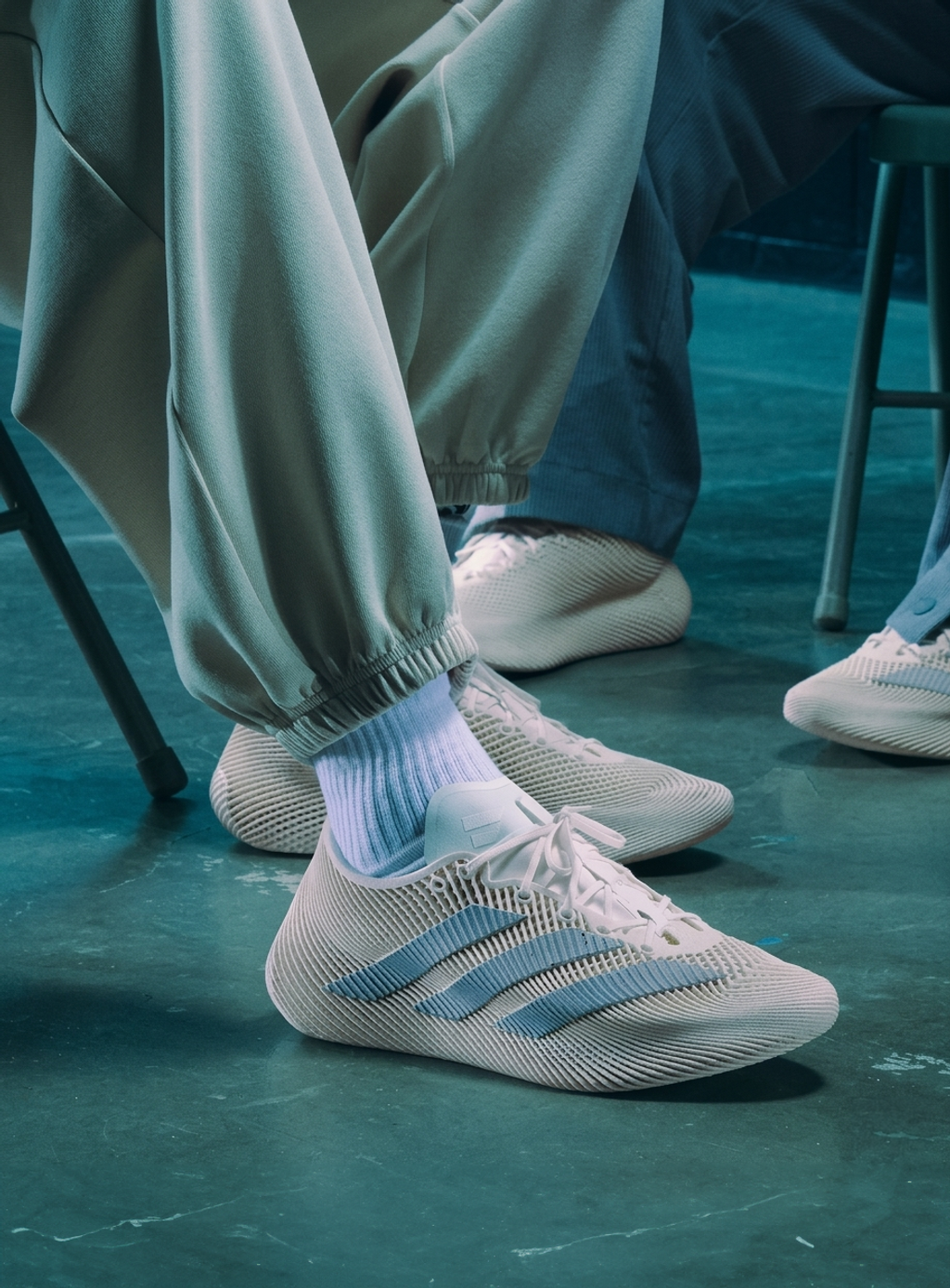 Adidas Climacool 3D-printed footwear showcasing additive manufacturing upper construction
