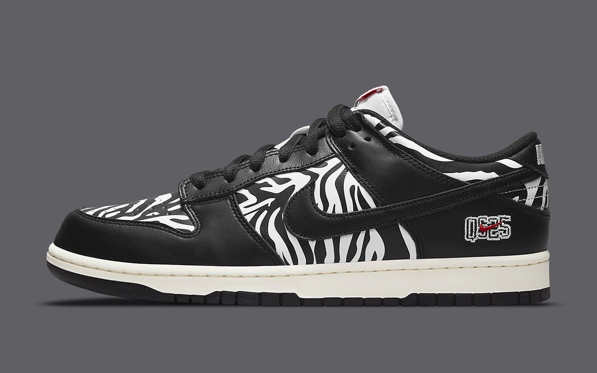 NIKE SB 箱　①us10.5 2019 Orange Label Nike Black White Gum SB Dunk Low Pro ISO