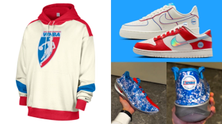 Nike G.T. Cut 4, Dunk Low, and Air Force 1 Low celebrating the WNBA's 30th anniversary.