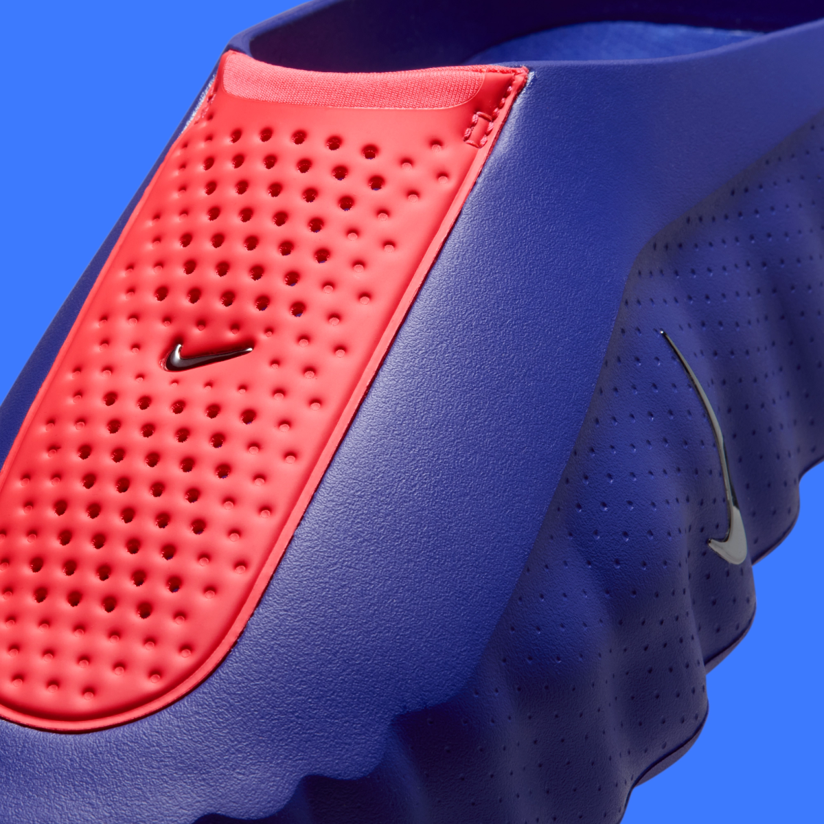 Nike Mind 001 AMP Indigo Explosion detal cholewka