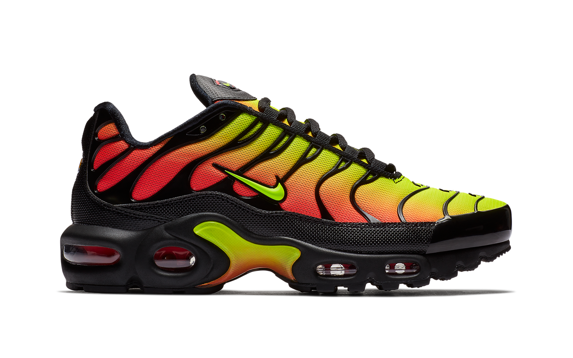 nike air max plus black volt