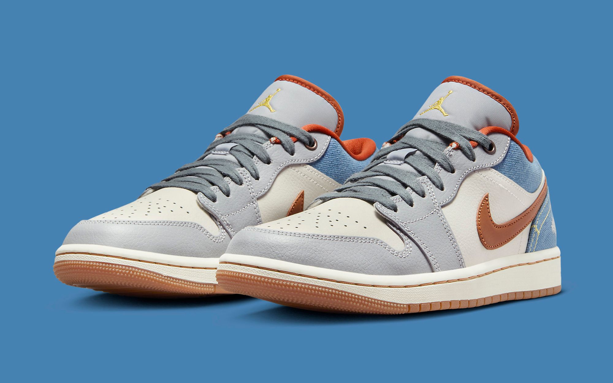 This Denim-Clad Air Jordan 1 Low is Available Now | House of Heat°