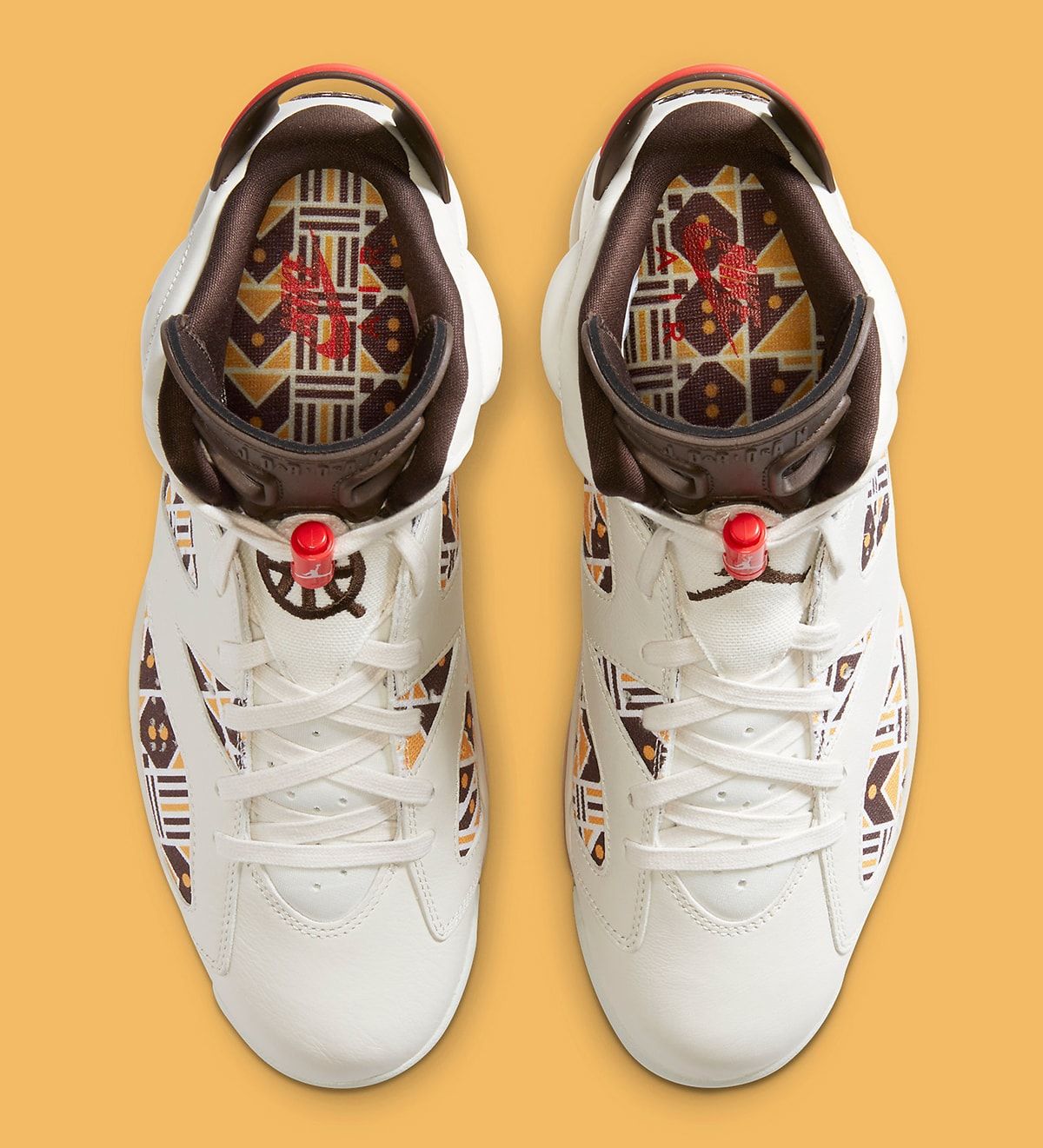 スニーカー Nike Air Jordan 6 Retro Quai54 Sail Brown (2020) AW FW 19 2020 Nike Air Jordan 6 VI Retro Quai 54 Sail Brown Youth SZ