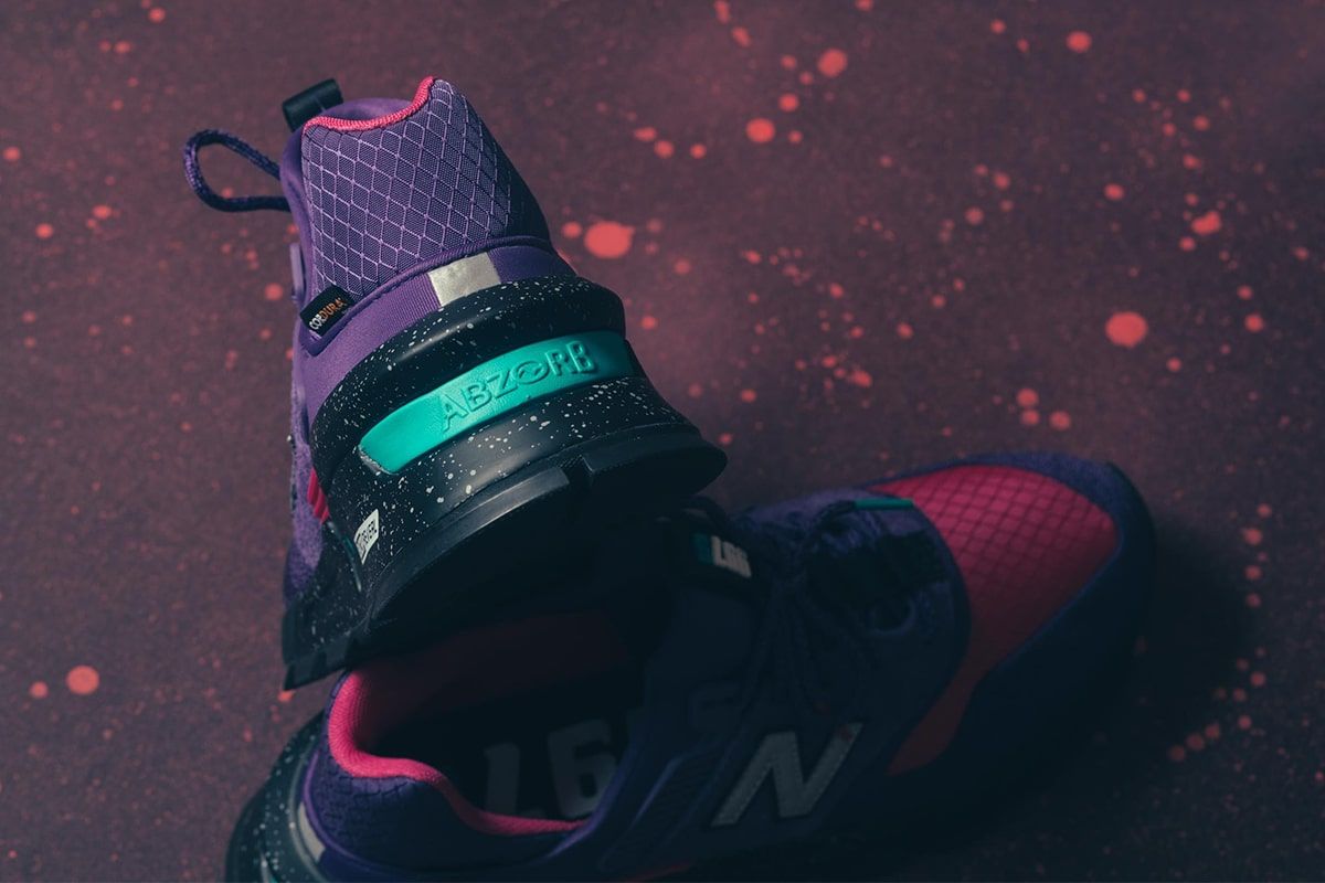 New balance 997s sales purple pink