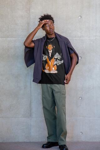 Scar Disney Bobby Kim T-Shirt for Adults in Black