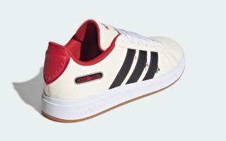 Home Alone x Kids' Adidas Grand Court sneaker collaboration.