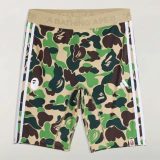 BAPE®︎ x Adidas Football Tights "Crew Green" collaboration.