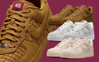 Nike’s Air Force 1 Low Gets a Woven Upgrade for Fall 2026