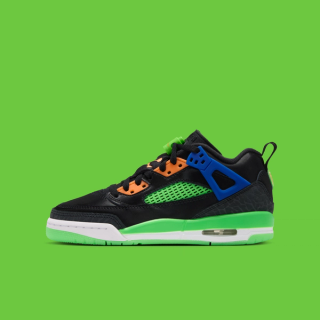 Big Kids' Space Jam x Jordan Spizike Low "Jam Central" (SKU: IX6399-001). Photo via Nike.