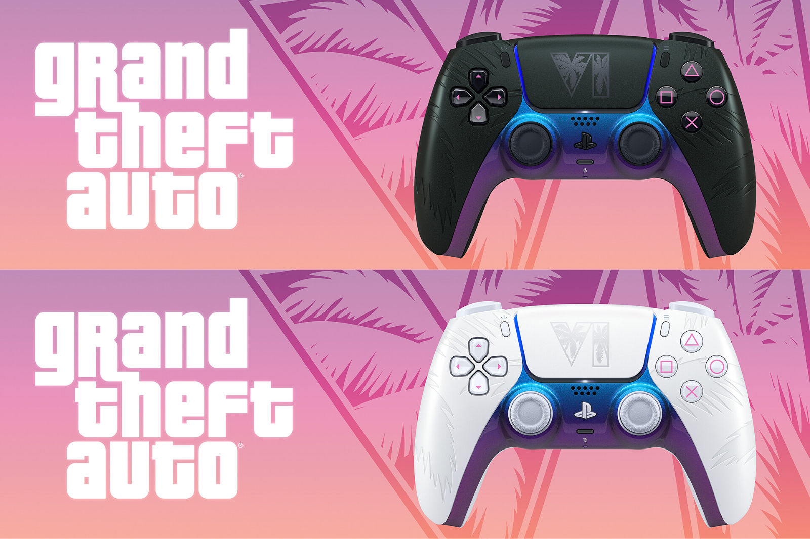 GTA VI Limited-Edition DualSense Controllers