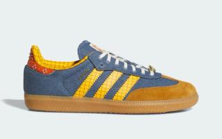 Disney & Pixar's Toy Story x adidas Samba "Woody" (SKU: LA3985). Photo via adidas.