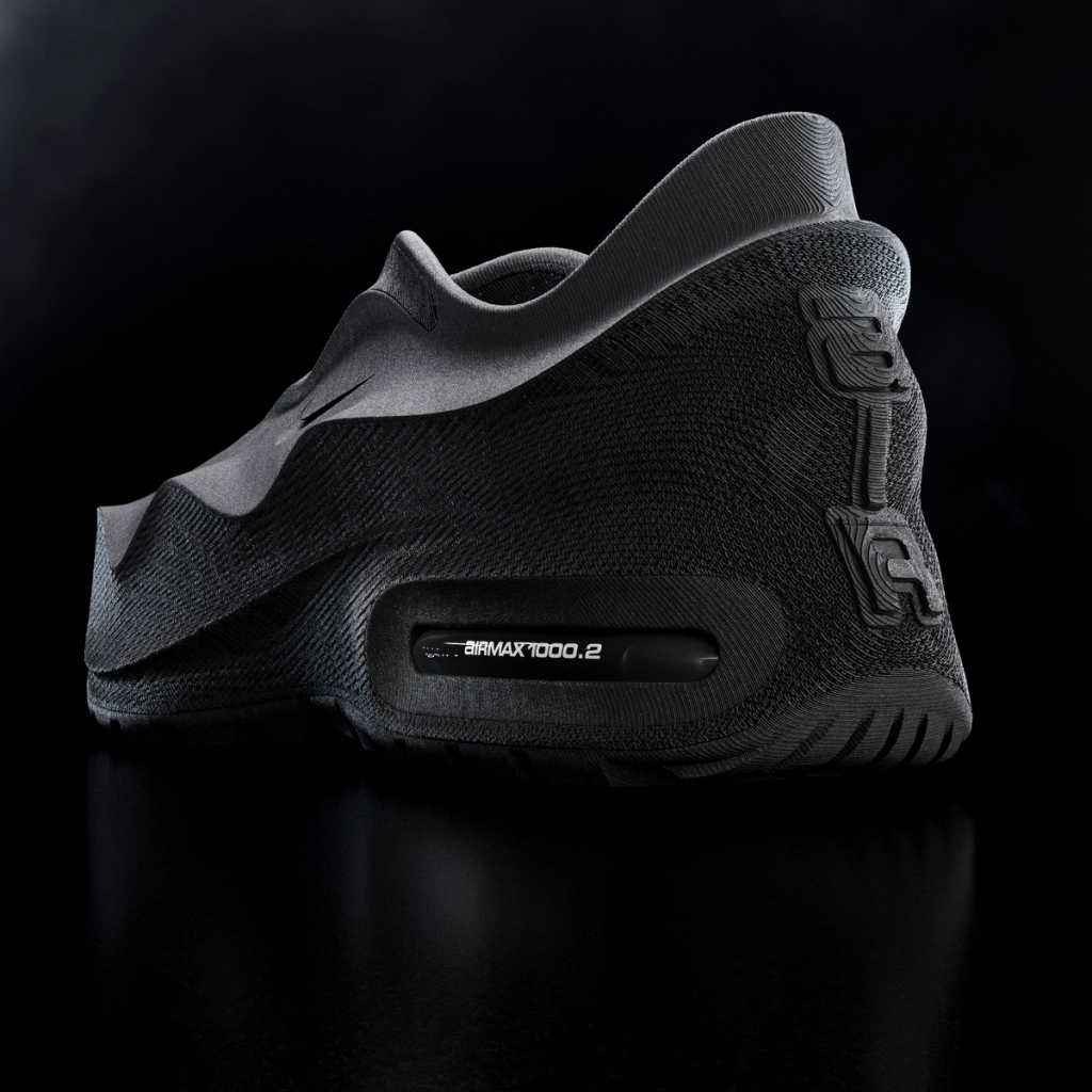 Nike Air Max 1000.2 Zellerfeld collaboration featuring 3D-printed upper construction with integrated Air Max cushioning