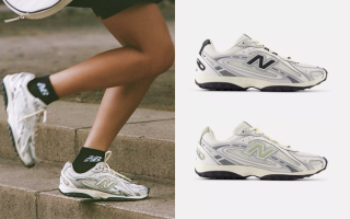 New Balance 204L in two "Silver Metallic" makeovers.