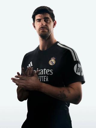 Thibaut Courtois for Real Madrid 26/27 Goalkeeper Jersey. Photo via adidas.