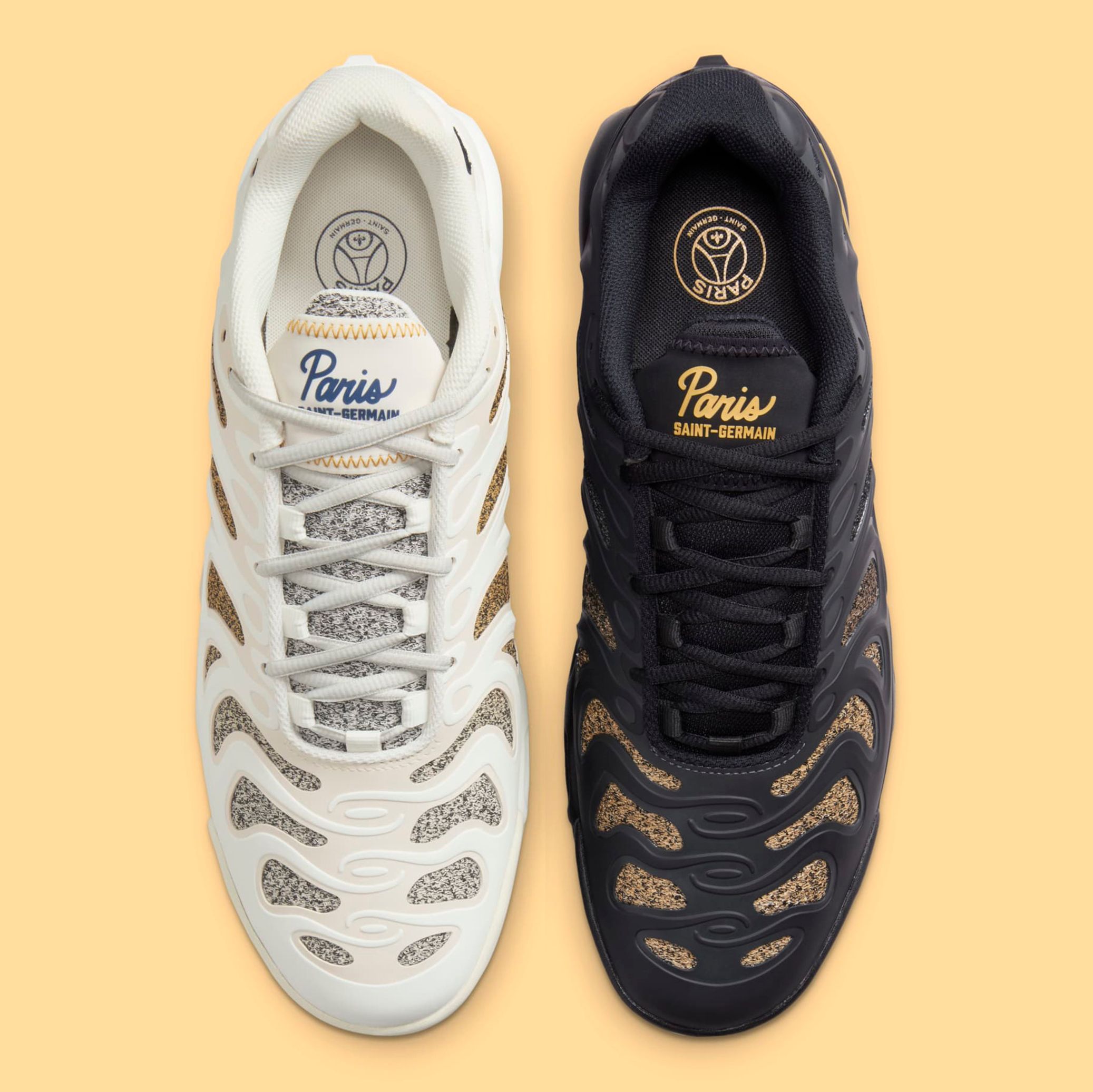 スニーカー Nike x Paris Saint-Germain Air Max Plus White llic Gold NIKE / ナイキ】PARIS SAINT-GERMAIN*AIR MAX PLUS FZ4776- 100