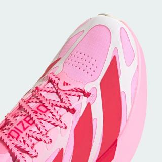 Women's adidas Adizero Evo SL EXO "Hearts" (Pink Glow; SKU: LC1933). Photo via adidas.