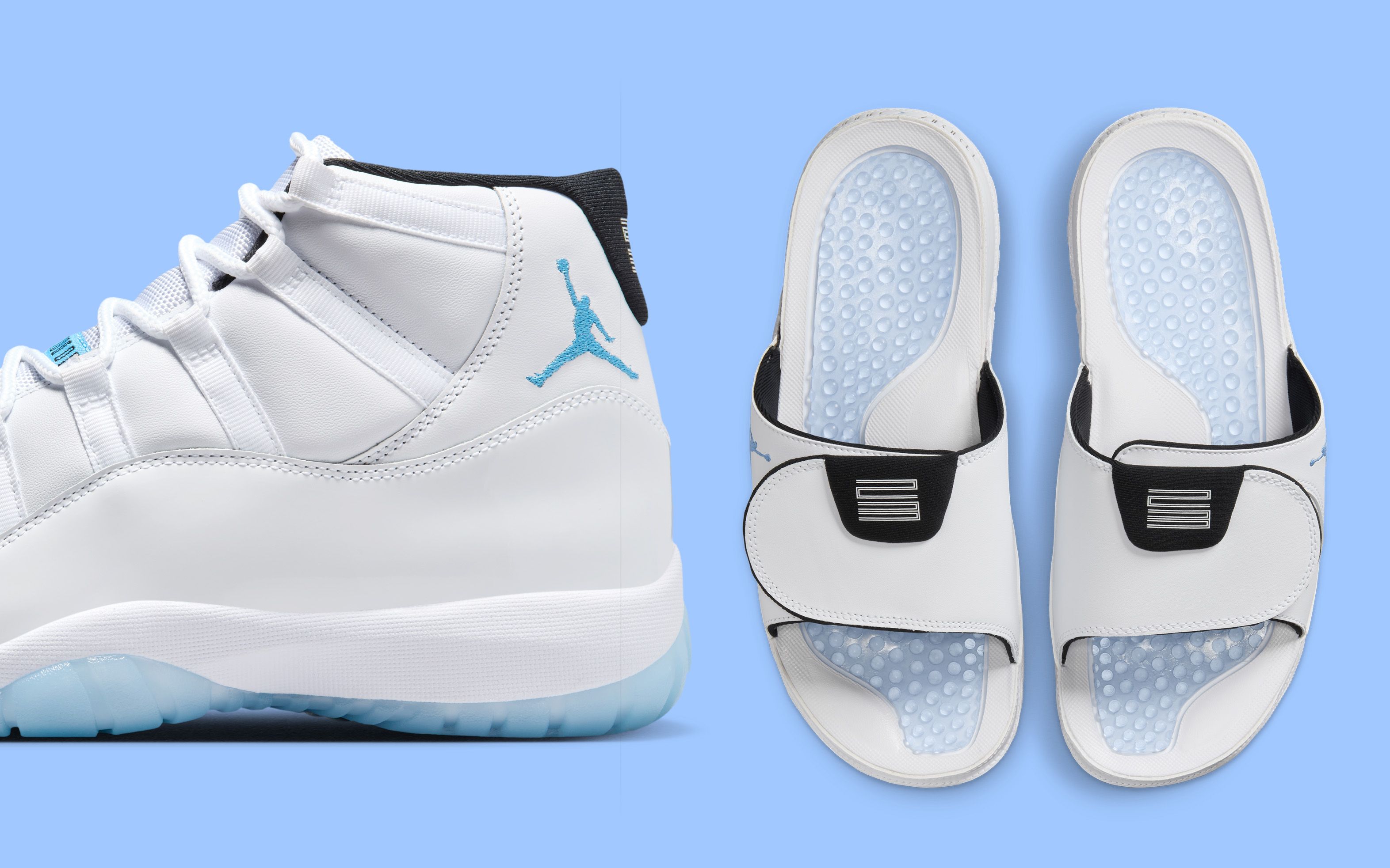 Air Jordan 11 “Legend Blue” Hydro Slide Available Now | House of Heat°
