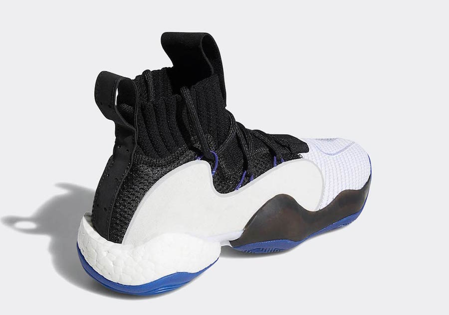 adidas crazy byw x black white purple