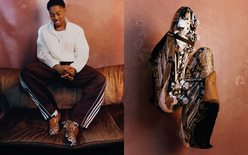 Wales Bonner x adidas Predator 26 football boot in refined colorway with premium material finishes