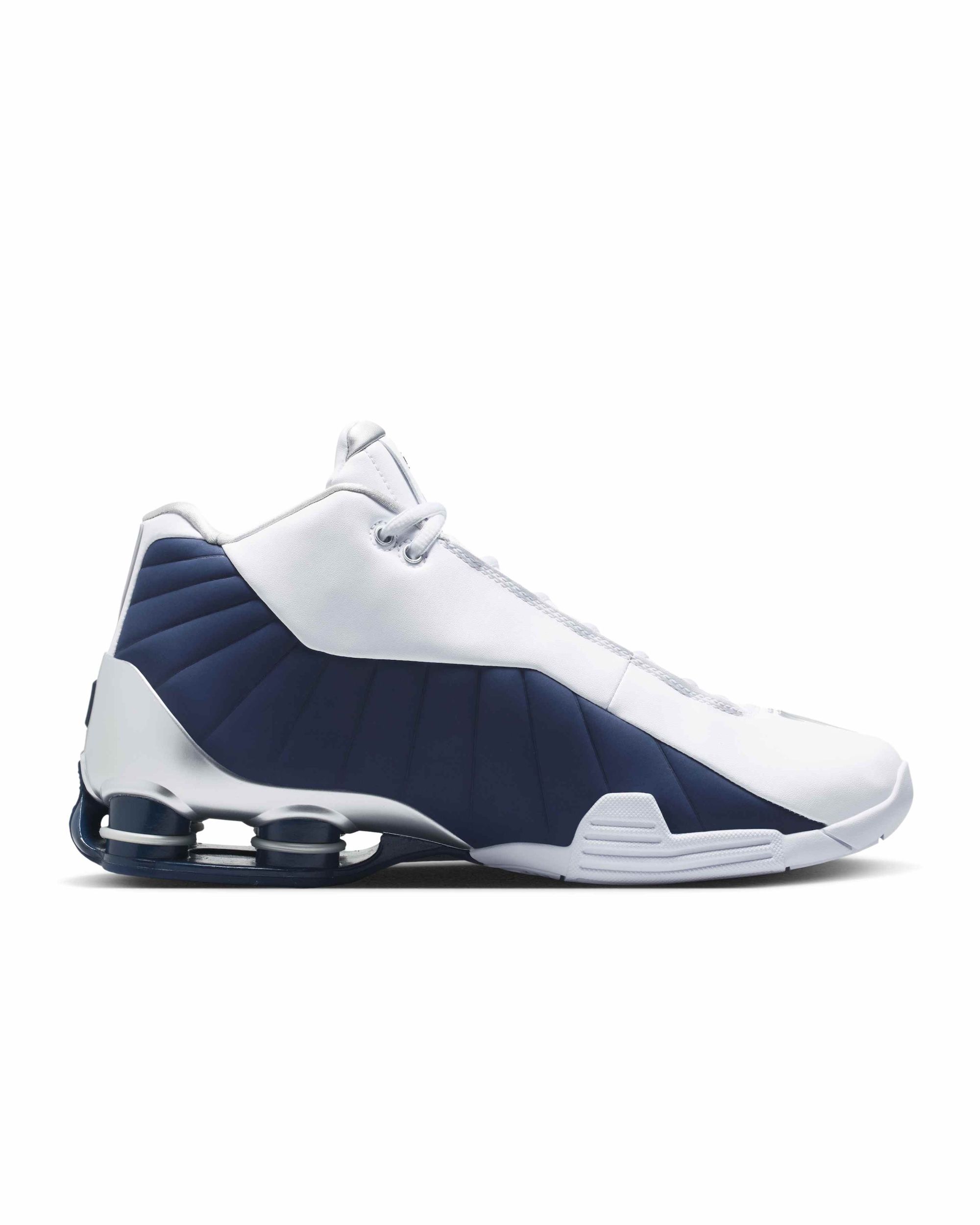 Nike Shox BB4 "Olympic" (June 2026 Release, SKU: IR1983-100). Photo via Nike.