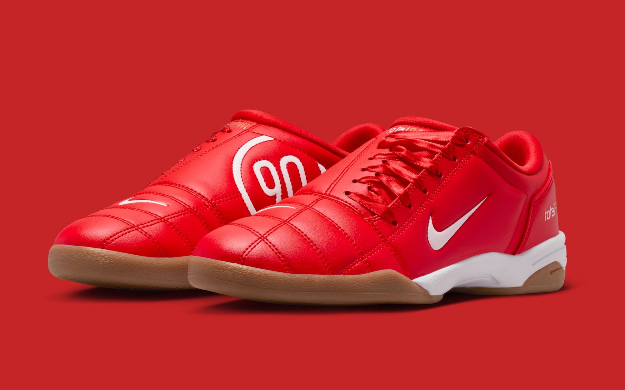 ribbon red nikes