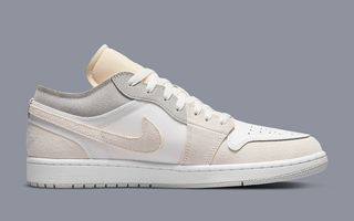 Nike jordan 1 low court purle кожаные кроссовки