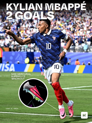 Kylian Mbappé at the 2026 World Cup™. Photo by Dylan Martinez via REUTERS.