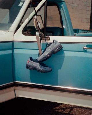Levi's Nike Air Max 95 sneaker collaboration.