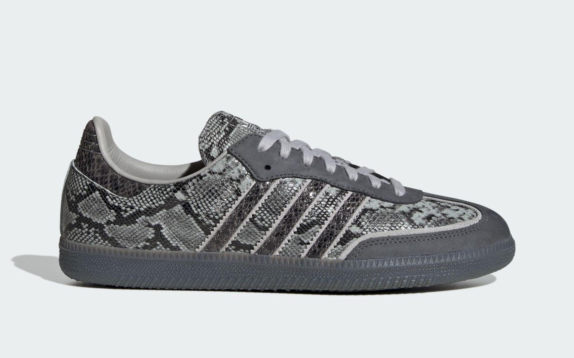 adidas Samba Grey Snakeskin Adds Texture to a Timeless Classic | House of  Heat