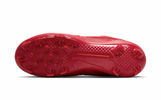 Men's Air Jordan 1 Low MCS "University Red" Baseball Cleats (SKU: CJ8524-603). Photo via Nike.