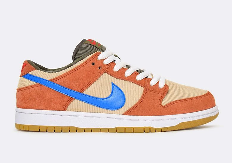 The Nike SB Dunk Low Pro “Dusty Peach” is Delivered in Corduroy