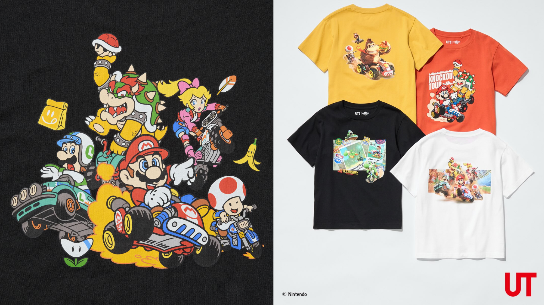 Mario Kart World x UNIQLO UT Collection Releases August 2026