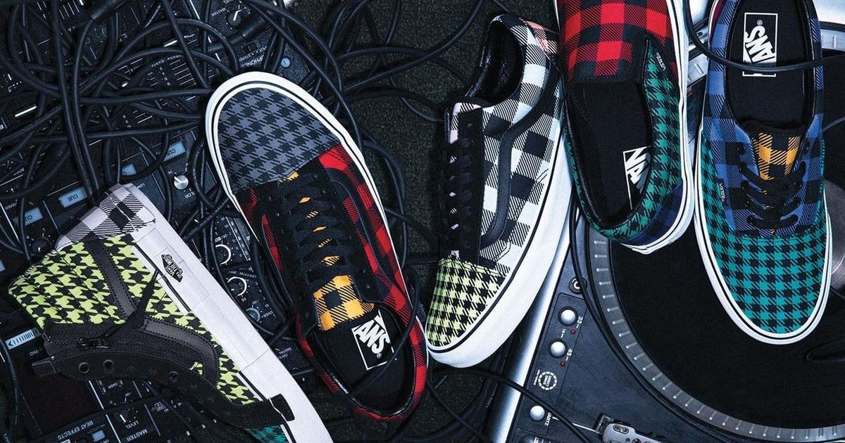 Vans plaids not dead hoodie clearance