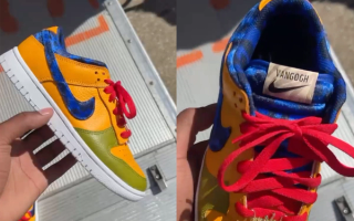 Rumored Vincent Van Gogh Museum x Nike Dunk Low collaboration.