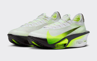 Nike AlphaFly 3 Marathon Racer in "White/Volt" (SKU: IR1817-100).