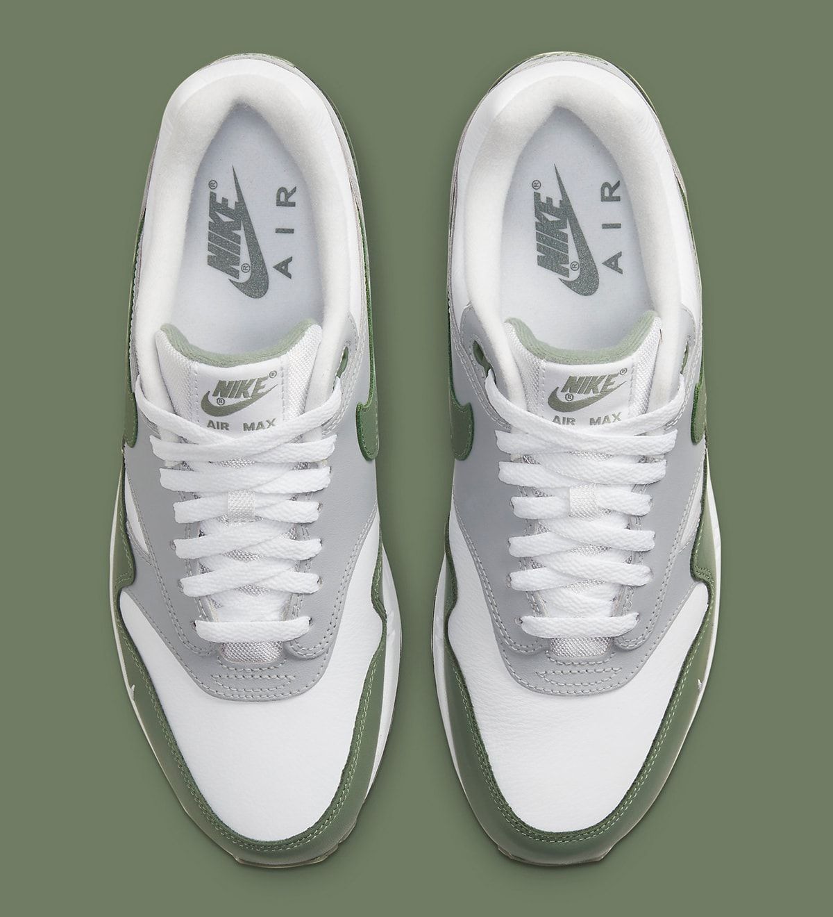 nike air max 1 premium white spiral sage